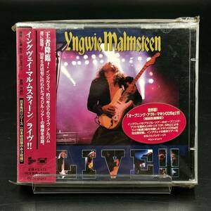 E.. イングヴェイ・マルムスティーン【ライブ！！】[動作未確認] 2CD+1 帯付 YNGWIE MALMSTEEN / LIVE!! PCCY-01277 初回生産限定