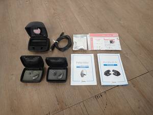  used beautiful goods hearing aid StarKey Livio 1000a Star key libio series ear .. type rechargeable compilation sound vessel height sound quality both ear light times ~ -ply times for 2022 year 