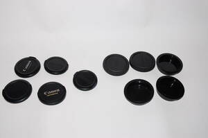 キャノンEOS用レンズキャップ　５個＋ボデーキャップ３＋リヤキャップ３　　　　　　マ645