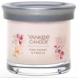 YANKEE CANDLEシグネチャータンブラー 「ピンクチェリー＆バニラ」アロマキャンドル 香り リラックス 癒し