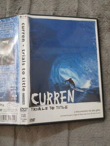 DVD CURREN TRIALS TO TITLE トライアルズ・トゥ・タイトル カレン、奇跡のカムバック トム・カレン サーフィン