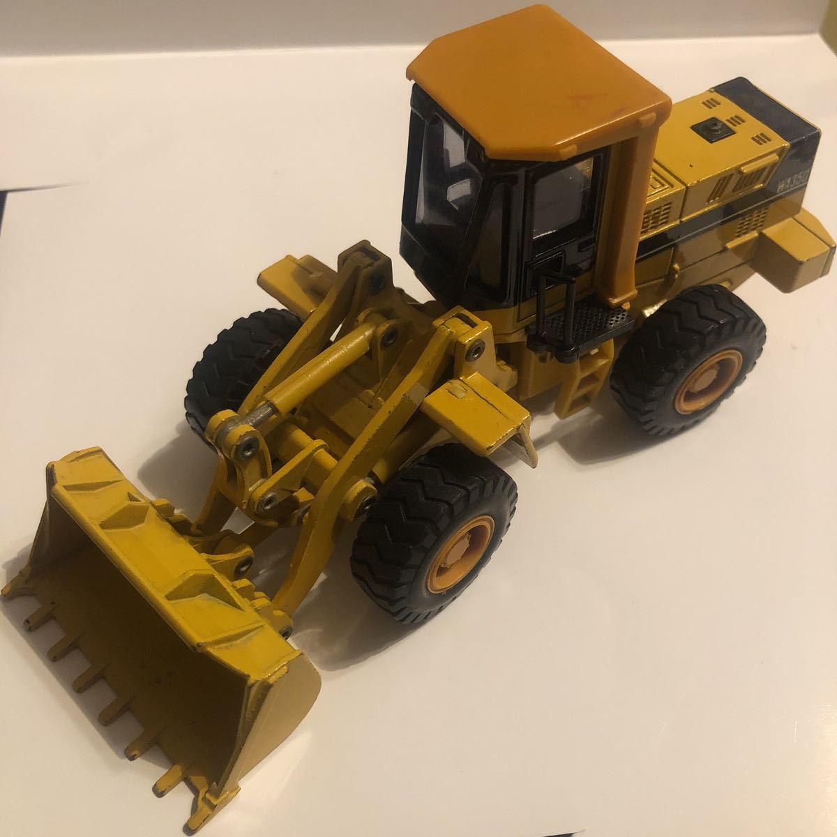 昭和レトロ コマツ ホイールローダ WA350 1/50 KOMATSU シンセイ