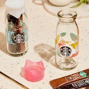 [オンラインストア限定]スターバックス コーヒー GYU-NEW 瓶 ピンク 200ml スタバ VIA コーヒー牛乳瓶の画像2