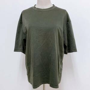 S399 ★美品★ UNIQLO ユニクロ メンズ Tシャツ 半袖 人気 M グレー（灰）無地 ストレッチ 万能 シンプルデイリーカジュアル 