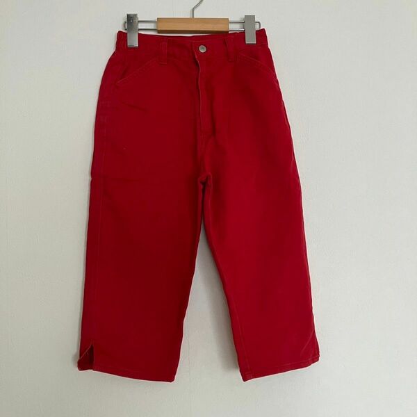 150サイズ　レッド　ズボン　パンツ　赤色