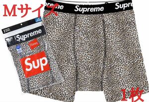 SUPREME シュプリーム ボクサーパンツ Mサイズ ヘインズ 新品未使用 レオパード