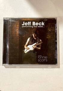 CD Джефф Бек выступает на этой неделе... в прямом эфире в Ronnie Scott's Jeff Beck US Edition