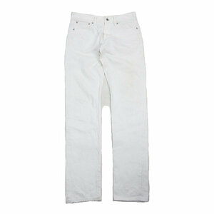 z■ユナイテッドアローズ/UNITED ARROWS AUTHEENTICWEAR 825 TAPERED カラーコットンパンツ【32W33L】白/men's/22【中古】■