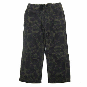 k# Kato × Wild Things /KATO`×WILD THINGS camouflage / camouflage ankle height climbing pants [M] khaki purple /MENS#23[ used ]