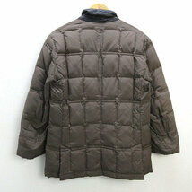 s■アクアスキュータム/Aquascutum ダウンジャケット JKT【M】茶/MENS/146【中古】_画像3