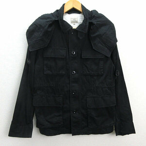 y■ユナイテッドアローズ/UNITED ARROWS GLR M-65ミリタリージャケットJKT■黒【メンズM】MENS/56【中古】