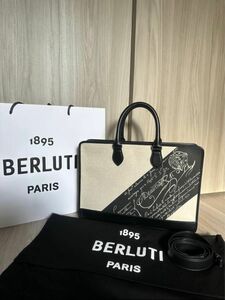 Berluti Un Jour Scritto Leather Briefcase ベルルッティ アンジュール ブリーフケース 