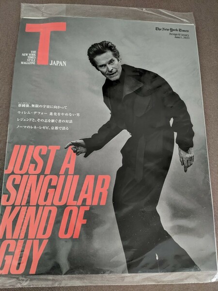 T Japan : The New York Times Style Magazine (T JAPAN) 2023.06.01号 ☆ 【未開封】☆蔡国強、ツァイ・グオチャン、ウィレム・デフォー