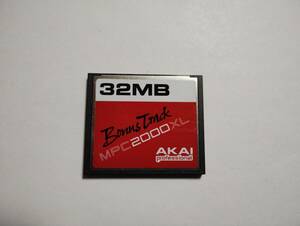 32MB　メガバイト　AKAI Professional　Bonus Track MPC2000XL　CFカード　フォーマット済み メモリーカード コンパクトフラッシュ