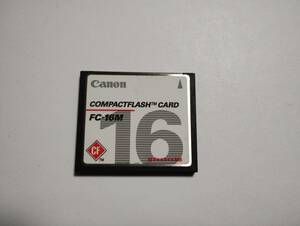 16MB　メガバイト　Canon　CFカード　フォーマット済み　メモリーカード　コンパクトフラッシュカード