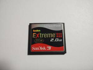 2GB　SanDisk　extreme3　CFカード　フォーマット済み　メモリーカード　コンパクトフラッシュカード