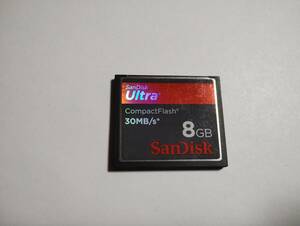 8GB　SanDisk　Ultra　CFカード　フォーマット済み　メモリーカード　コンパクトフラッシュカード
