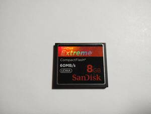 8GB　SanDisk　extreme　UDMA　CFカード　フォーマット済み　メモリーカード　コンパクトフラッシュカード