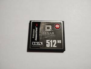 512MB　メガバイト　LEXAR　CFカード　フォーマット済み　メモリーカード　コンパクトフラッシュカード