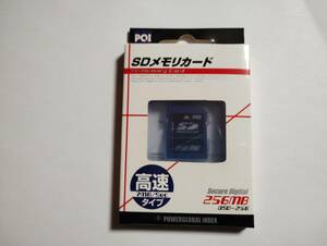 未使用品・未開封品　SDカード　PQI　256MB　メガバイト　メモリーカード