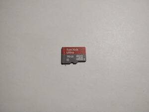 16GB　microSDHCカード　SanDisk　ULTRA　フォーマット済み　microSDカード メモリーカード