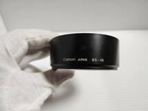 Canon　BS-55　JAPAN　レンズフード　キャノン　プラスチック製　内側起毛有り_画像1
