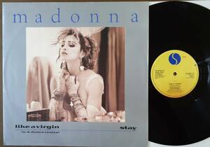 美盤　MADONNA　マドンナ　Like A Virgin (U.S. Dance Remix)　UK盤 PRS pressing 12” シングル レコード