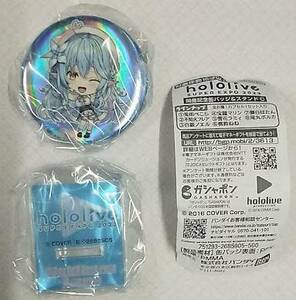 hololive SUPER EXPO 2023 開催記念缶バッジ＆スタンドC 雪花ラミィ【ホロライブ.ガチャポン.ガシャポン.カプセルトイ.BANDAI.バンダイ】