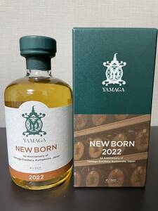 山鹿蒸溜所 ニューボーン 2022 58度 375ml YAMAGA NEW BORN /ニッカ 余市 宮城峡 山崎 白州 響 12年 18年 21年