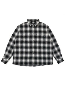 CHALLENGER　「L/S CHECK WORK SHRIT」　オンブレーチェック ワークシャツ 長袖 チェックシャツ ネルシャツ　チャレンジャー　XL