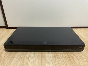 SHARP BD-S570 ブルーレイディスクレコーダー リモコン付 2015年製　通電確認済み、リモコン付き現状品