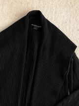 RALPH LAUREN カシミヤ100% ロングニットカーディガン sizeS ブラック 黒 アラン編み cashmere カシミア ラルフローレン ガウンニット_画像2