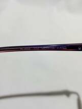 未使用 眼鏡 メガネフレーム PRIVATE LABEL チタン 金属フレーム ナイロール ハーフリム 男性 女性 メンズ レディース 49口17-135 G-6_画像8