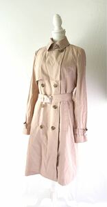  beautiful goods theory theory trench coat light . baby pink feather weave M