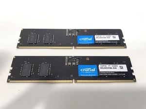 Crucial by Micron DDR5-38400 8GB×2枚 W5U4800CM-8GS CFD販売 クルーシャル マイクロン 1