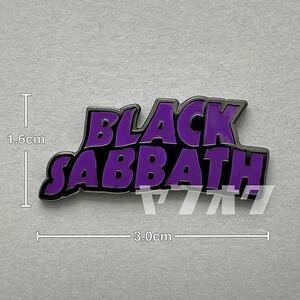 ブラックサバス BLACK SABBATH ロゴ ピンバッジ OZZY オジーオズボーン【158】
