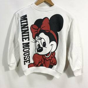 ■ 子供用 80s 80年代 ビンテージ USA製 ミニー ディズニー イラスト スウェット Disney MINNIIE MOUSE サイズM 両面 ■