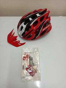 QAZ12191★SPECIALIZED スペシャライズド PROPERO ヘルメット RED　Mサイズ　54-60cm　美品