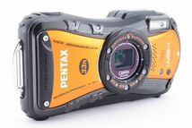 [Rank:AB] PENTAX Optio WG-1 Orange 防水 コンパクトデジタルカメラ / ペンタックス オプティオ コンデジ 耐衝撃 耐荷重 動作確認済 #6920_画像4