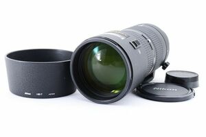 [Rank:AB] Nikon AF Nikkor 80-200mm F2.8 D ED New III型 + HB-7 フード付 大口径 望遠 ズームレンズ / ニコン F Mount 完動美品 #5818