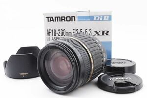 [Rank:AB] Tamron AF 18-200mm F3.5-6.3 Di II A14P 高倍率 ズームレンズ ペンタックス Pentax K Mount APS-C DiII 完動美品 元箱付 #5852