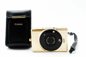 [Rank:B] ※超希少 CANON キヤノン IXY 240 Limited Version 60周年記念 GOLD コンパクトフィルムカメラ ケース付 通電,シャッター◎ #6063