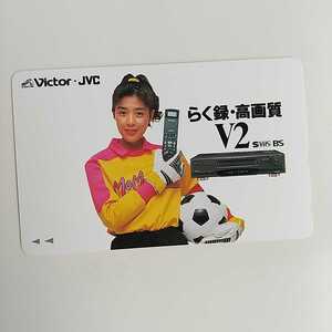 ★菊池桃子　Victor　ゴールキーパー★テレホンカード５０度数未使用