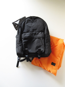 未使用 2023 PORTER SENSES / ポーター 672-27801 DAYPACK BLACK / デイパック リュックサック 吉田カバン