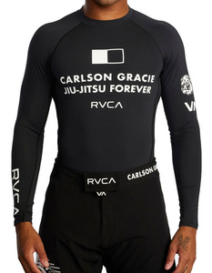 RVCA (ルーカ) CARLSON グレイシー RASHGUARD 長袖シャツ ラッシュガード GRACIE 柔術 総合格闘技