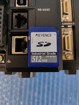 [KW1234] KEYENCE キーエンス XG-7500 超高速画像処理装置 CA-DC20E 拡張ユニット 純正SDカード 512MB 動作保証_画像4