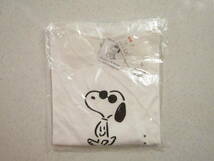 SNOOPY スヌーピー PEANUTS ピーナッツ 長場雄 UNIQLO ユニクロ コラボ 限定 未開封 M クルーネック 長袖 Tシャツ タグ付 白_画像2