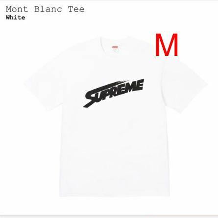 【新品】M 23FW Supreme Mont Blanc Tee White シュプリーム モン ブラン Tシャツ ホワイト