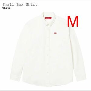 【新品】M Supreme Small Box Shirt White シュプリーム スモール ボックス シャツ ホワイト boxlogo ボックスロゴ