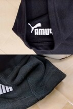 Ｌ）黒）プーマ★ハーフパンツ スウェットパンツ リラックスショーツ 膝丈 フワフワ ソフト 849552 puma★新品送料込_画像5